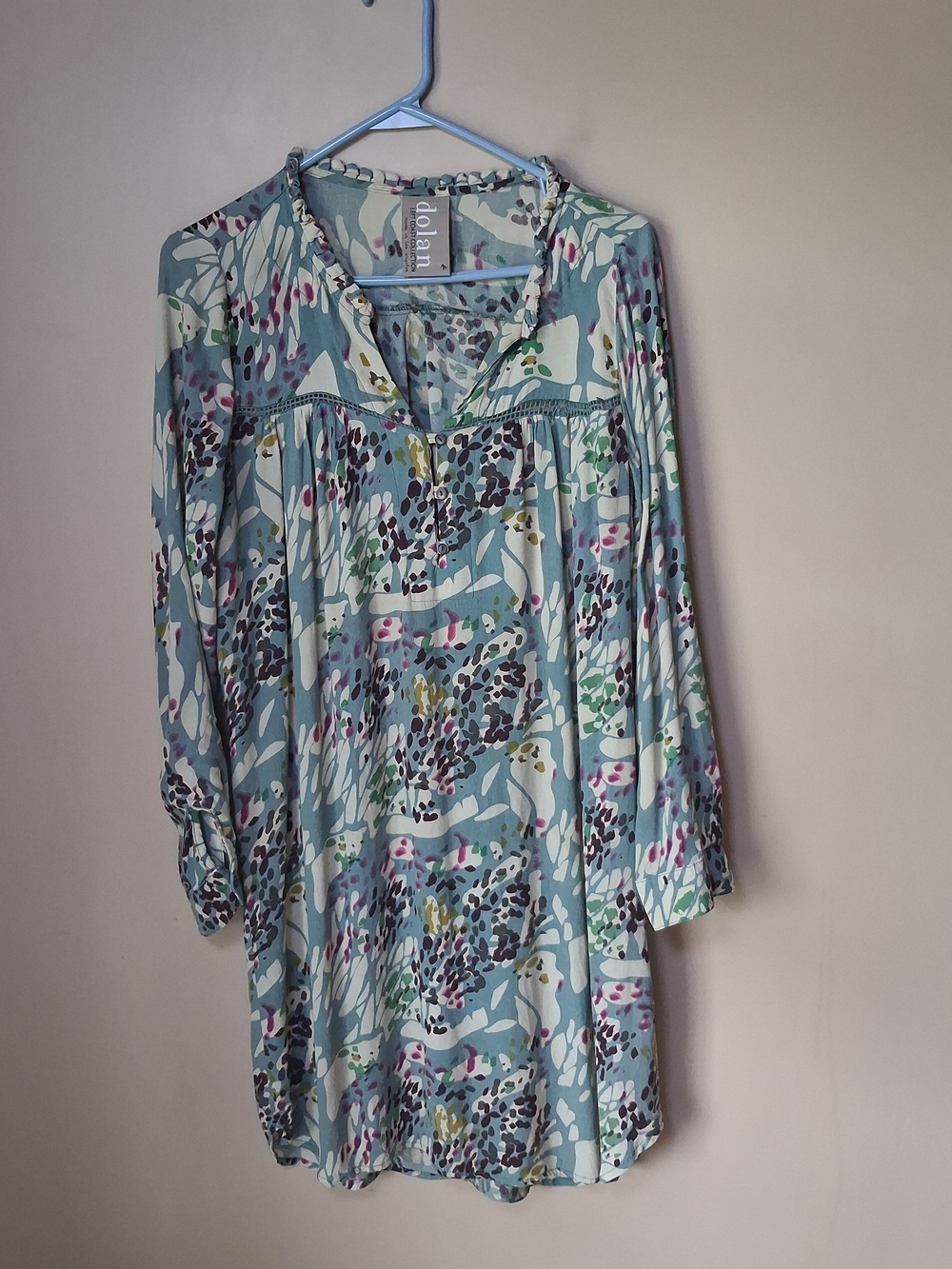 Anthropologie Dolan Left Coast Wanderlust Floral Shift Dress; Sz. M